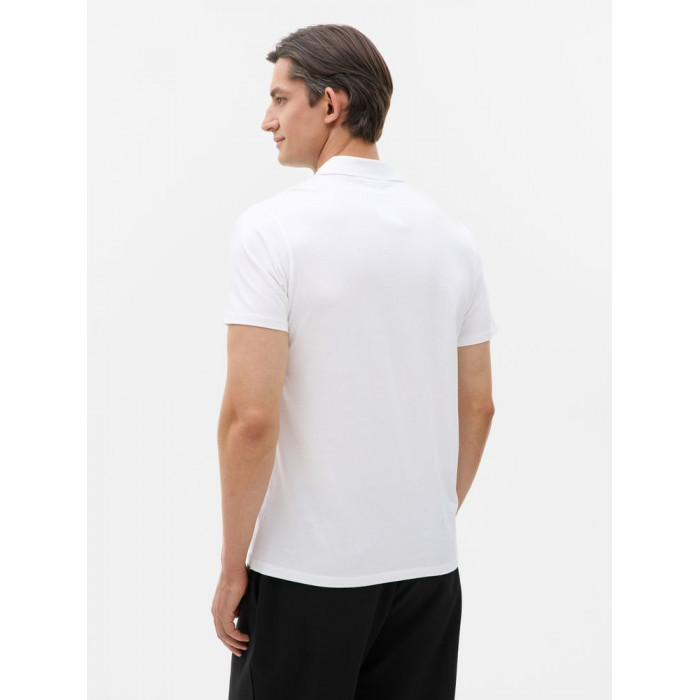 Рубашка поло мужская Prescott men 170 белая, размер M
