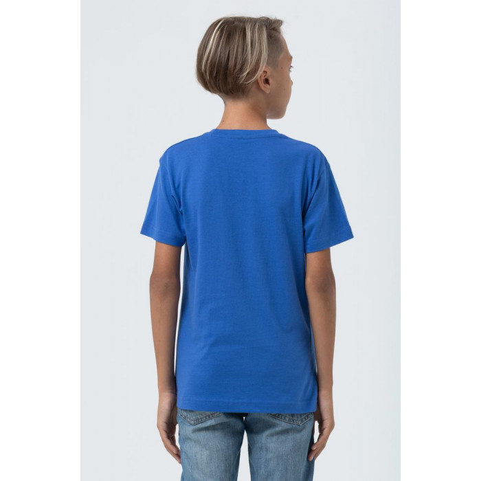 Футболка детская Regent Fit Kids, ярко-синяя, на рост 118-128 см (8 лет)