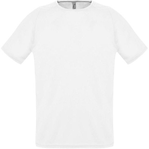 Футболка унисекс Sporty 140 белая, размер XXS
