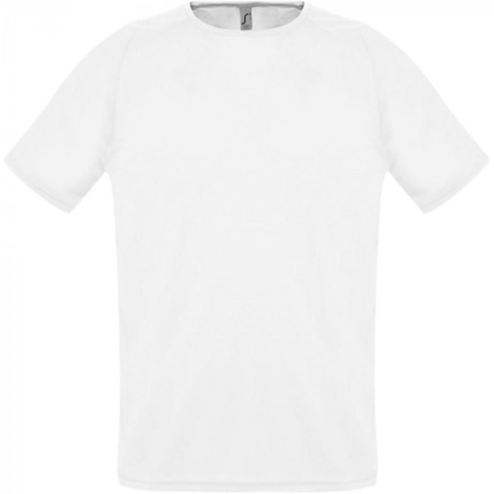 Футболка унисекс Sporty 140 белая, размер XXS