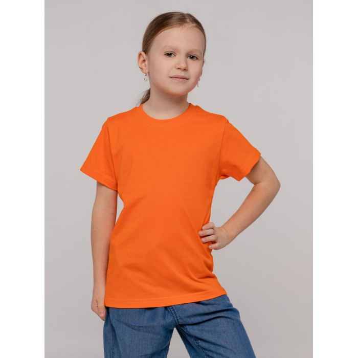 Футболка детская T-Bolka Kids, оранжевая, 8 лет