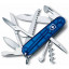 Офицерский нож Huntsman 91, прозрачный синий