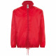 Ветровка унисекс Shift красная, размер XXL