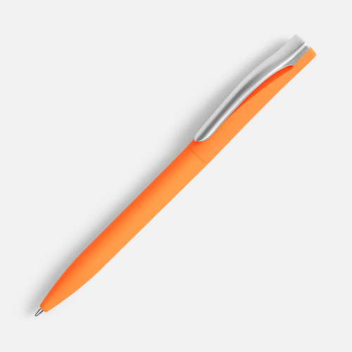 Ручка шариковая Pin Soft Touch, оранжевая Ручка шариковая Pin Soft Touch, оранжевая