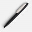 Ручка шариковая Prodir DS5 TRR-P Soft Touch, черная с белым