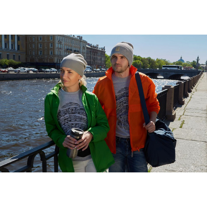 Толстовка «Код вселенной», серый меланж, размер M