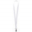 Лента для бейджа Neckband, белая Лента для бейджа Neckband, белая