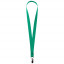 Лента для бейджа Neckband, зеленая Лента для бейджа Neckband, зеленая