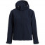 Куртка женская Hooded Softshell темно-синяя, размер S