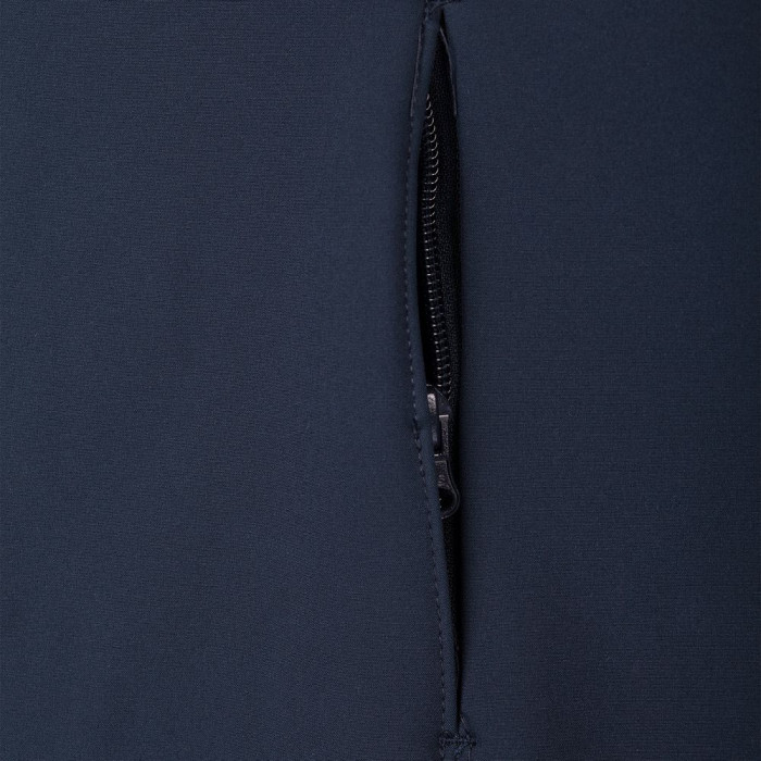 Куртка женская Hooded Softshell темно-синяя, размер S