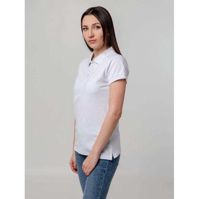Рубашка поло женская Virma Premium Lady, белая, размер L