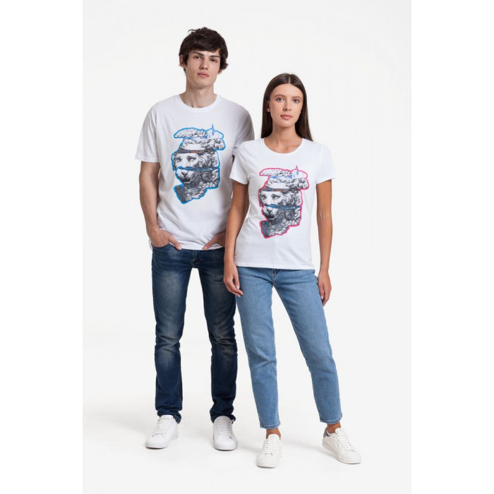 Футболка женская «Смотри вглубь», белая, размер S