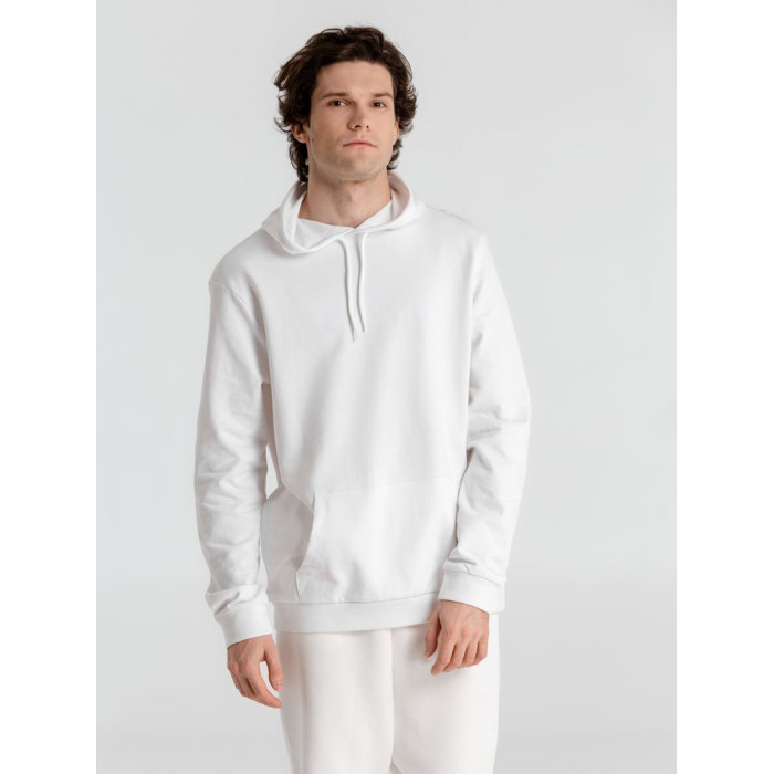 Толстовка с капюшоном унисекс Hoodie, белая, размер 4XL
