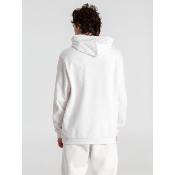 Толстовка с капюшоном унисекс Hoodie, белая, размер 4XL