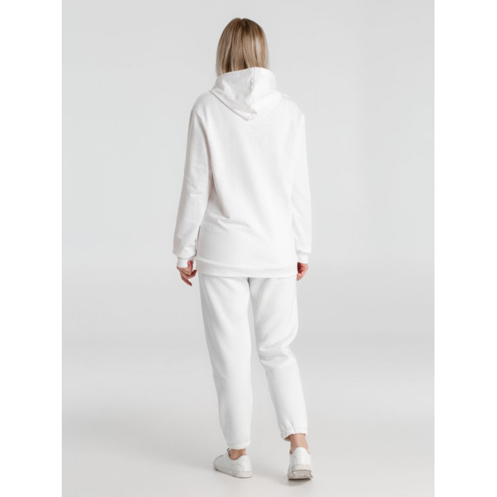 Толстовка с капюшоном унисекс Hoodie, белая, размер 4XL