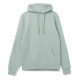 Толстовка с капюшоном унисекс Hoodie, серо-зеленая, размер XS
