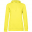 Толстовка с капюшоном женская Hoodie, желтая, размер XS
