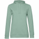 Толстовка с капюшоном женская Hoodie, серо-зеленая, размер XXL Толстовка с капюшоном женская Hoodie, серо-зеленая, размер XXL