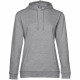 Толстовка с капюшоном женская Hoodie, серый меланж, размер S Толстовка с капюшоном женская Hoodie, серый меланж, размер S