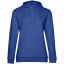 Толстовка с капюшоном женская Hoodie, ярко-синий меланж, размер S