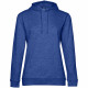Толстовка с капюшоном женская Hoodie, ярко-синий меланж, размер S Толстовка с капюшоном женская Hoodie, ярко-синий меланж, размер S