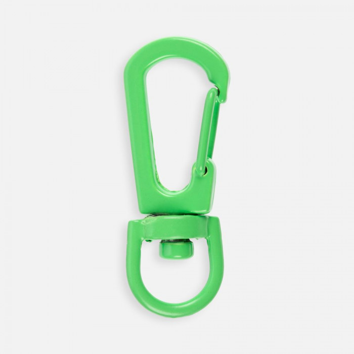 Застежка-карабин Snap Hook, S, зеленый неон