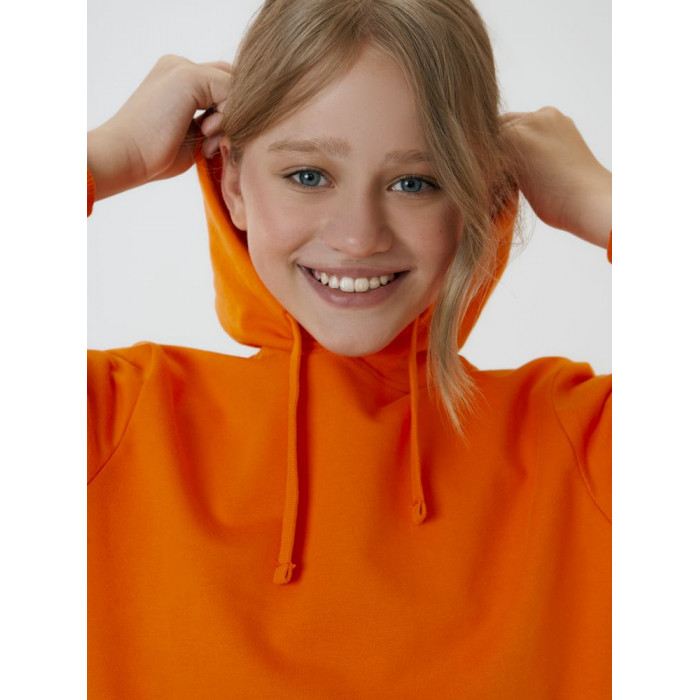 Худи детское Kirenga Kids 2.0, оранжевое, 8 лет