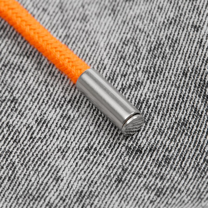 Наконечник для шнурка Nozzle, серебристый (хром)