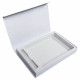 Коробка Silk с ложементом под ежедневник 15х21 см и ручку, ver.2, серая Коробка Silk с ложементом под ежедневник 15х21 см и ручку, ver.2, серая