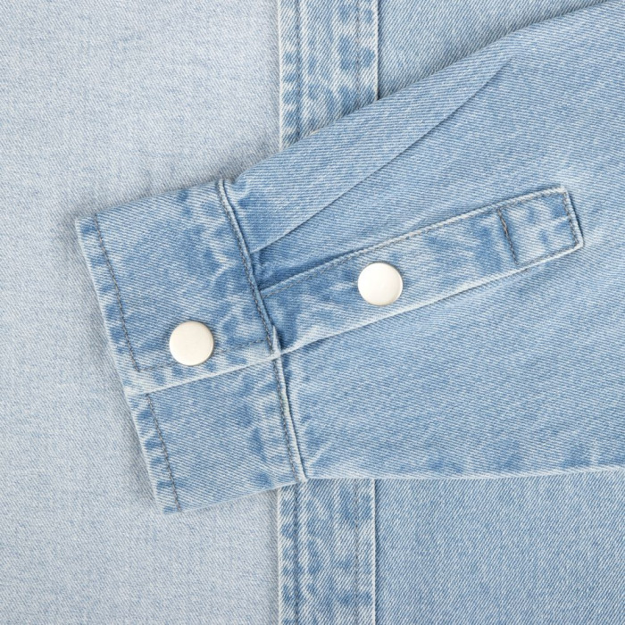 Куртка джинсовая O3, голубая, размер 3XL/4XL
