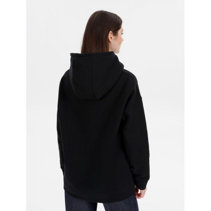 Худи оверсайз унисекс Snuggie, черное, размер XS/S
