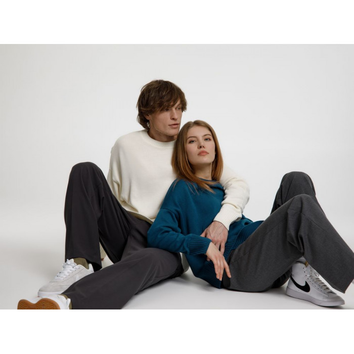 Джемпер оверсайз унисекс Stated в сумке, белый (молочный), размер L/XL