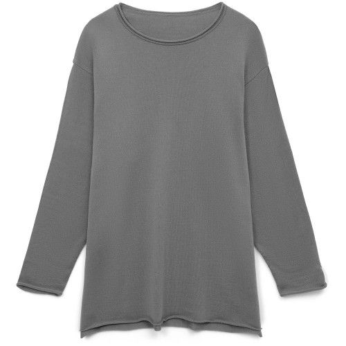 Лонгслив унисекс Siluetti Fuori, серый, размер L/XL Лонгслив унисекс Siluetti Fuori, серый, размер L/XL