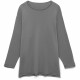 Лонгслив унисекс Siluetti Fuori, серый, размер L/XL