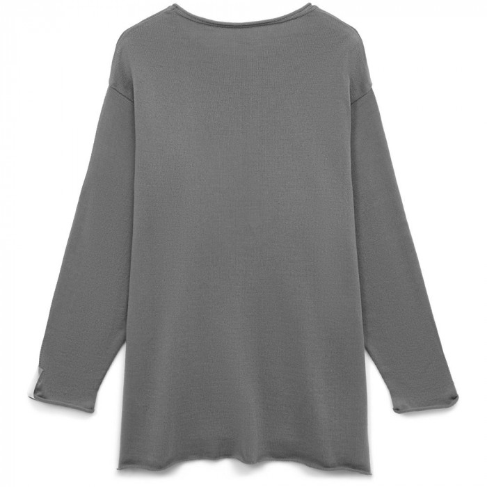 Лонгслив унисекс Siluetti Fuori, серый, размер L/XL