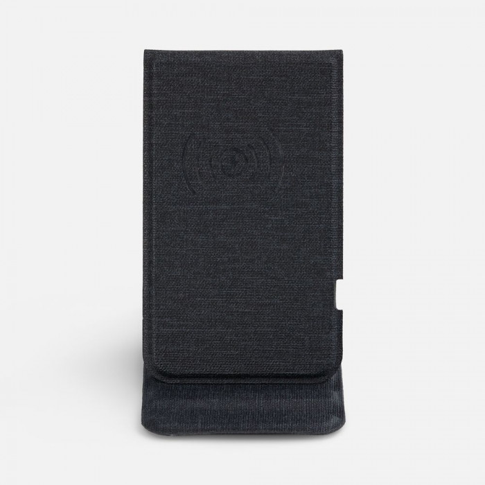 Подставка для смартфона с беспроводной зарядкой Kickstand, серая