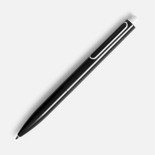 Ручка шариковая Outliner, черная с белым Ручка шариковая Outliner, черная с белым