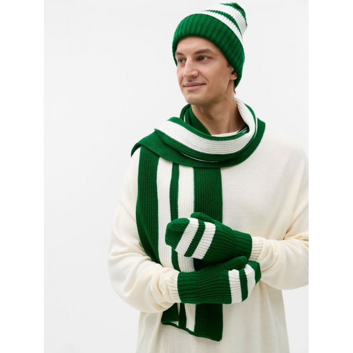 Шапка Winwear, темно-зеленая (глубокий зеленый)