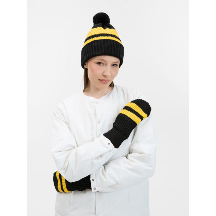 Варежки Winwear, черные, размер S/M