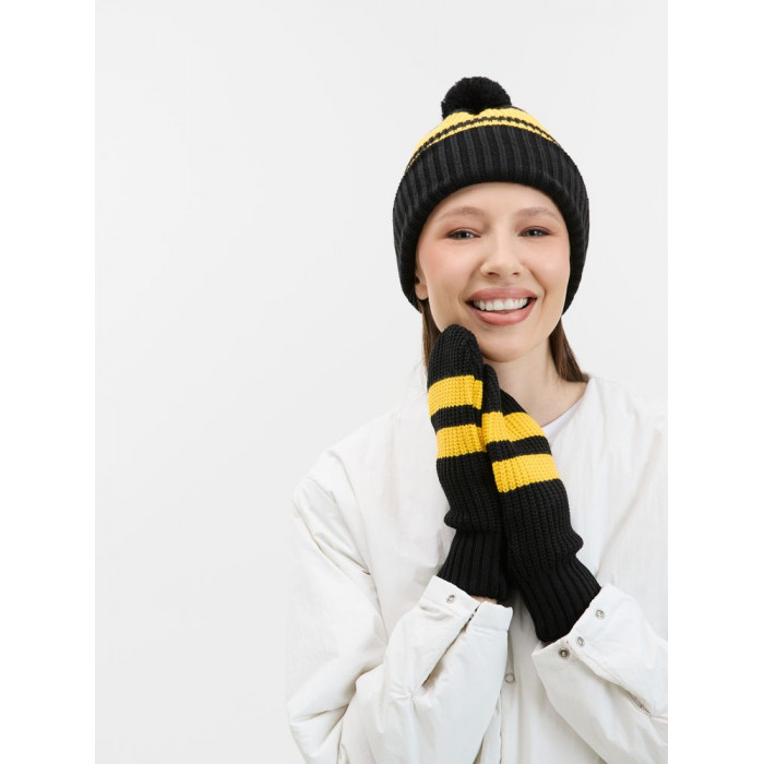 Варежки Winwear, черные, размер S/M