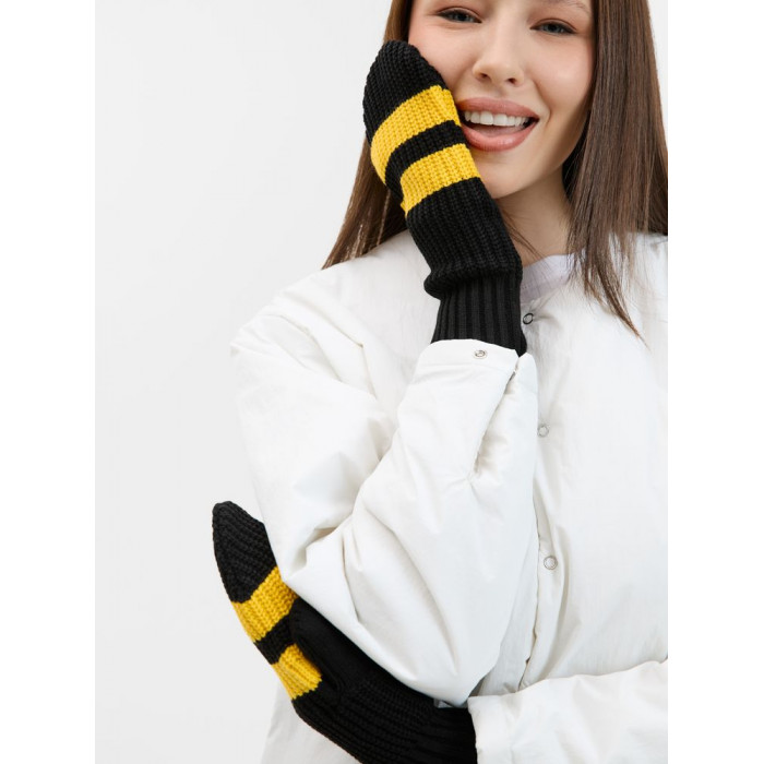 Варежки Winwear, черные, размер S/M