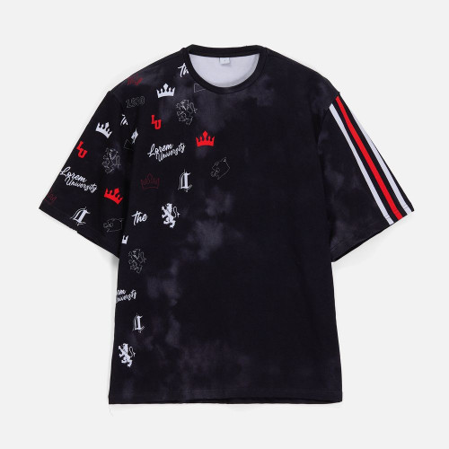 Футболка мужская оверсайз Originelli Terry с полной запечаткой на заказ, размер XXL Футболка мужская оверсайз Originelli Terry с полной запечаткой на заказ, размер XXL