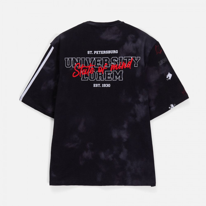 Футболка мужская оверсайз Originelli Terry с полной запечаткой на заказ, размер XXL