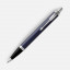 Ручка шариковая Parker IM Core Matte Blue CT, темно-синяя с черным