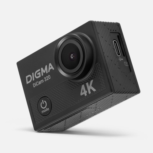 Экшн-камера Digma DiCam 320, черная Экшн-камера Digma DiCam 320, черная