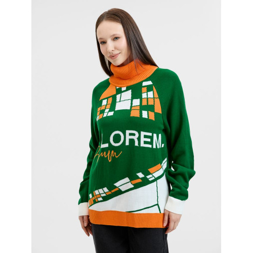 Свитер на заказ Tricksy Net Reglan, акрил, размер M