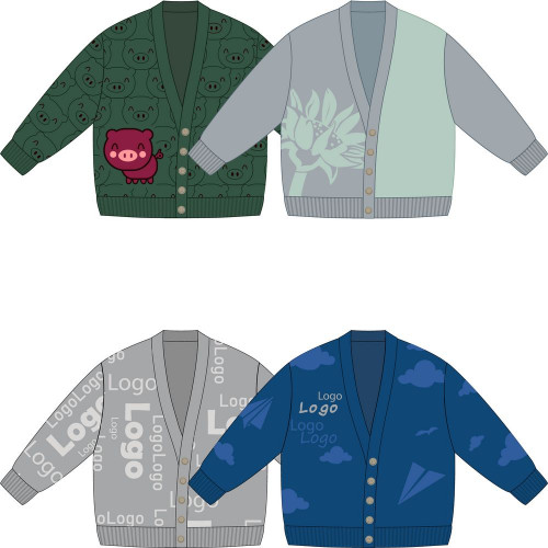 Кардиган Cozy Knit Grand на заказ, акрил, размер S/M Кардиган Cozy Knit Grand на заказ, акрил, размер S/M