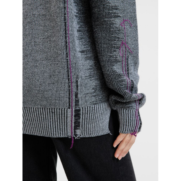 Джемпер Denim свободного силуэта на заказ, полушерсть, размер XS