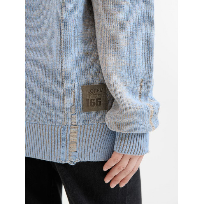 Джемпер Denim свободного силуэта на заказ, полушерсть, размер XS