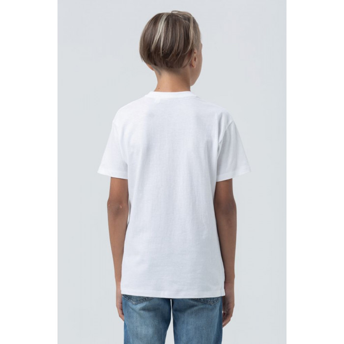 Футболка детская Regent Fit Kids, белая, на рост 118-128 см (8 лет)